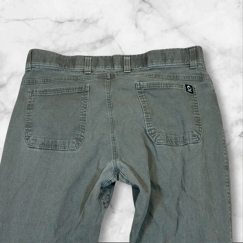 Origin Straight Leg Pants Mens 36x34‎ Gray Cotton Spandex Stretch Casual - Picture 3 of 11